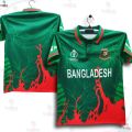 Bangladesh World Cup Jersey - Short Sleeve Polo Cricket Jersey For Men - Bangladesh Cricket Jersey 2024. 