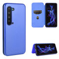 lthmy for Sharp Aquos R5G Carbon Fiber Magnetic Closure with Card Slot Flip Case Cover. 