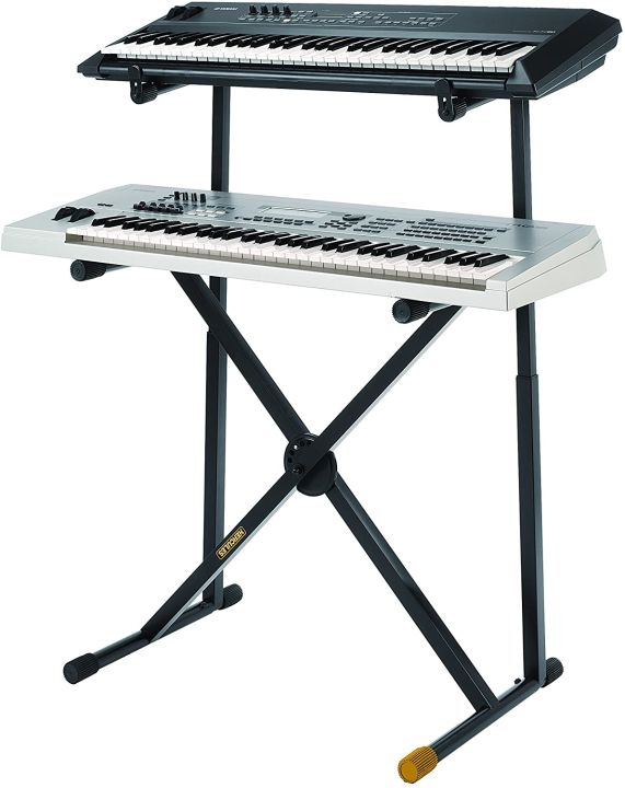 Hercules KS210B EZ-LOK Double Tier X Multi-Keyboard Stand (KS210B)