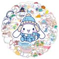 50pcs Cute Sanrio Cinnamoroll Sticker Cartoon Decals for Scrapbook Diary Car Stationery Laptop Waterproof Stickers Gift.