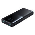 JOYROOM JR-T013 15W 10000mAh Fast Charging Power Bank Slim Lightweight LED Display External Battery Charger - Black. 