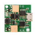 USB Small Fan Circuit Board 3.7V Brushless Battery Charger Module DC UPS with Adjustable Step-up Boost Output 5V 7V 9V 12V. 