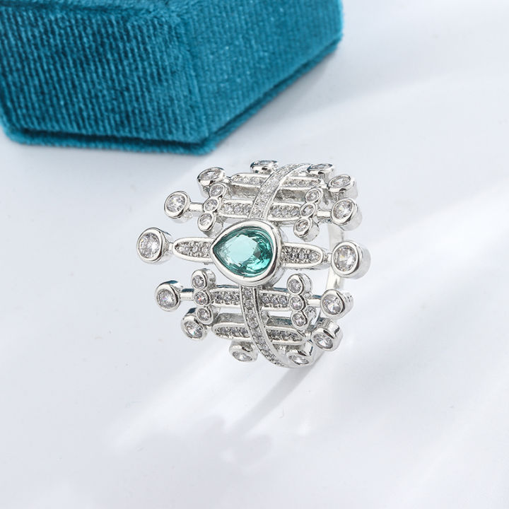 Party%20Jewelry%20Wedding%20925%20Silver%20Iba%20Zircon%20Ring%20New%20Sparkling%20Para%20Women's%20Jewelry%20Glossy%20Bridal%20Ring%20for%20Women%20-%20Image%204