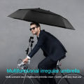 【selevn roind】Multifunctional Large Bicycle Umbrella Outdoor Sunshade Parasol Umbrella Electric Bicycle Hands-free Umbrella with Bracket. 