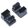 ATX 8pin Male 180 Degree to 8Pin Female Power Adapter for Desktops Graphics. 