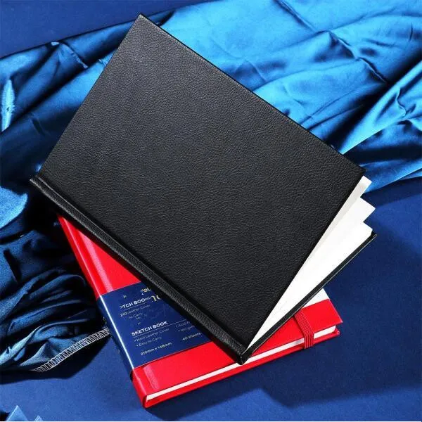 Papertree%20Premium%20Leather%20cover%20sketch%20book%20With%20Elastic%20Band%20A5%20Size%20-%20Image%204