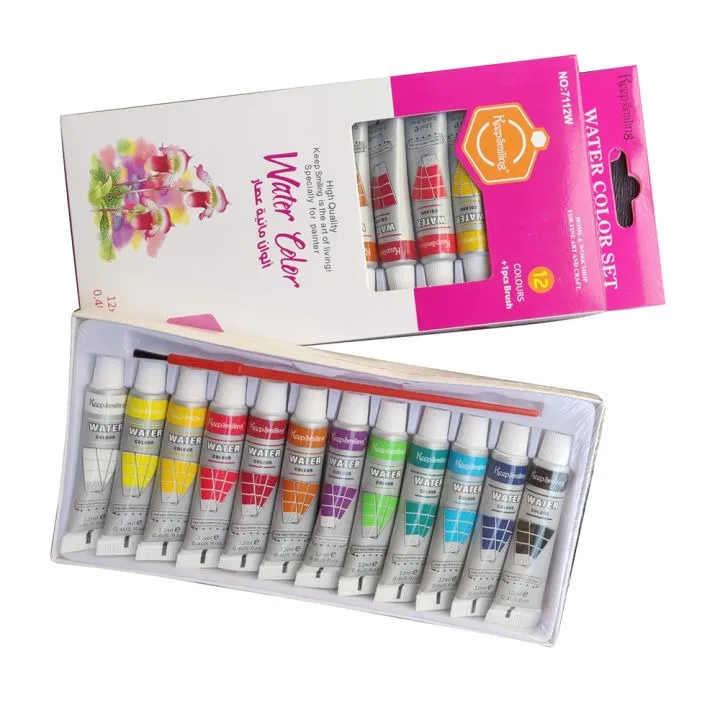 Keep%20Smiling%20Watercolour%20Paint%20Set%206%20ml%20%C3%97%2012%20Colours%20-%20Image%203