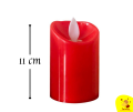 Beautiful Red color Flameless battery operated Plastic LED Swinging Candles, Moving Dancing flame Electronic Candles. 