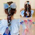 2pcs Bow Ribbon Hair Clip Pony tail Hair Pin Cute Hair Accessories for Kids Girl. 