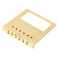 2021 6 Roller Saddle 6 String Humbucker Guitar Bridge for Tele Telecaster Guitar (Gold).