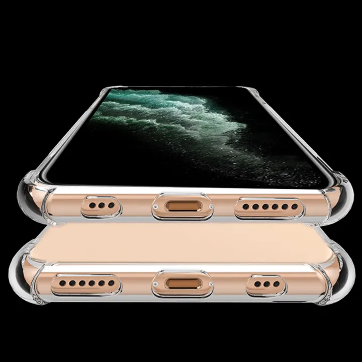 For%20iPhone%2011%20Pro%20Max%20Transparent%20Soft%20Gel%20TPU%20Reinforced%20Corners%20Cushion%20Bumper%20Shockproof%20Drop%20Protection%20Case%20Cover%20-%20Image%203