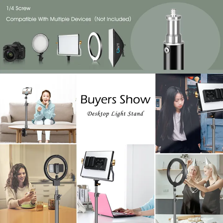 SH%20Adjustable%20Tabletop%20Bracket%20Stand%20With%201/4%20Ball%20Head%20Desktop%20C-clamp%20Light%20Stand%20For%20DSLR%20Camera,%20Ring%20Light,%20Video%20Monitor%20-%20Image%206