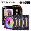 Darkflash INF24 Pro 120mm Rgb PC Case Fan Infinity 3 Pin 5V Sync Argb 4 Pin Pwm Connector Cooling Fans for Desktop. 