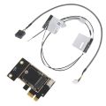 M.2 Wifi Adapter M2 Ngff Key A E To Pci Express PCI-E 1X NGFF Support 2230 Wireless Network Card for AX200 9260AC 8265AC. 