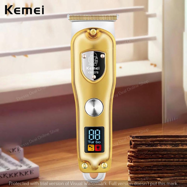 Kemei%20KM-078%20Professional%20Electric%20Hair%20Clipper%20and%20Trimmer%20with%20Digital%20Display%20-%20Image%203