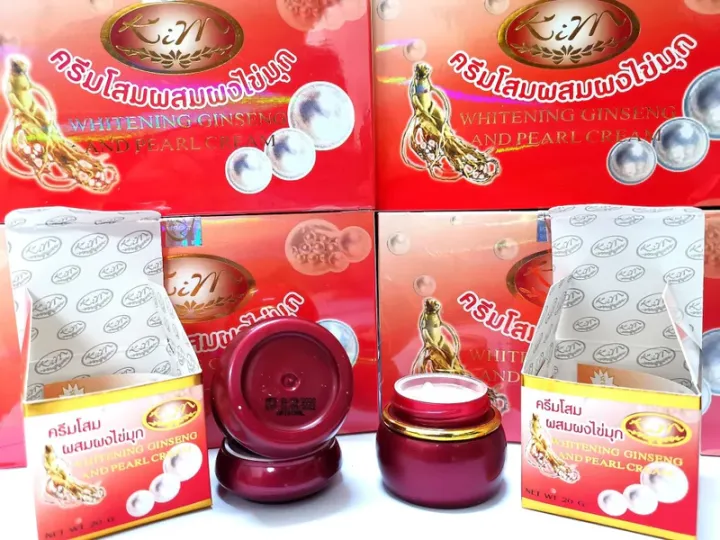 KIM%20Whitening%20Cream%20with%20Ginseng%20and%20Pearl%2020g%20-%20Image%202