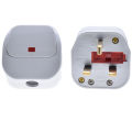 UK /AU 3 Pin Switch13A AC Assembled Power Plug With Switch Male Electrical Socket Fused Connect Cord Overload Protection Adapter. 