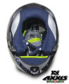 Full Face Axxis Eagle Gecko SV  Shield B2 Glossy Grey. 