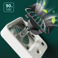 Desk Fan Plastic Case With Spray Humidification Function Mute 3 Adjustable Speeds Easy Button Control Mini Fan Minimal Design.