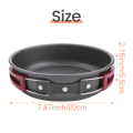 Camping Fry Pan Outdoor Camping Portable Non-Stick Cooking Picnic Hiking Cookware Kitchen Utensil Frying Pan.