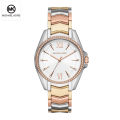 Michael Kors -Mk6686 Rose And Silver Stainless Steel Watch For Women. 