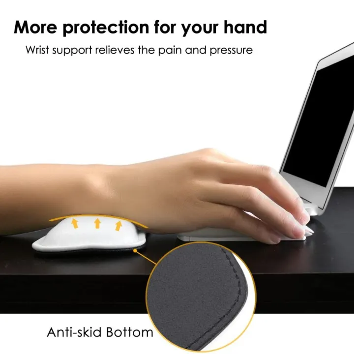 White%20PU%20Leather%20Non-Slip%20Water-proof%20Wrist%20Pillow%20Mat%20Hand%20Rest%20Cushion%20Wrist%20Support%20Pad%20Mouse%20Wrist%20Rest%20-%20Image%206