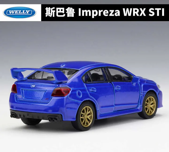 Welly%201:36%20Subaru%20Impreza%20WRX%20STI%20Diecast%20Car%20Alloy%20Vehicles%20Car%20Model%20Metal%20Toy%20Model%20Pull%20back%20Special%20Edition%20-%20Image%204