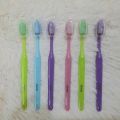 Sunny Soft Multi-Color Toothbrush Set with Mouthwash Bottle, Anti-Cavity & Tartar Control, 12-Pack. 