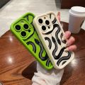 Cute Doodle Funny Snake Case for IPhone 14 13 12 11 15 Pro Max XS XR X 8 7 Plus SE2 IPones 14Pro 15Pro Matte Soft Silicone Cover.