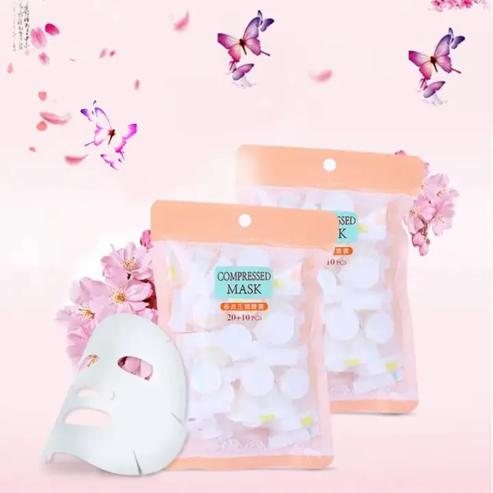 30Pcs/bag%20Facial%20Compression%20Mask%20Nonwoven%20Fabric%20Mask%20Paper%20Skin%20Care%20Dry%20Disposable%20Compressed%20Towel%20Face%20DIY%20Mask%20Makeup%20Tool%20-%20Image%202