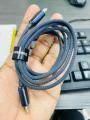 Baseus Crystal Shine Series 20W Fast Charging Type C to Lightning Data Cable 1.2m/2m - Cable Protector.