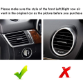 10X for Mercedes Benz Front Left Right Air Vent Tabs, Front Row Air Grille Tabs Clip for W166 Ml Gle Class X166.