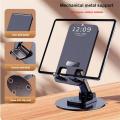 360° rotation mobile phone bracket desktop telescopic folding double shaft design stable anti -fall creative lazy bracket.