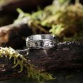 China manufacturer laser tungsten carbide ring men finger fashion ring sliver plated. 