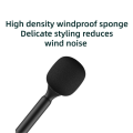 ULANZI WM-10 Wireless Lavalier Microphone, 2.4GHz Mini Lapel Mic, 10M Transmission for Video Recording, Vlogging, Interview Handheld Wireless Microphone Handle Grip Stick Plug and Play Handle Adaptor for MIH Bee Street Interview Wireless Microphone.