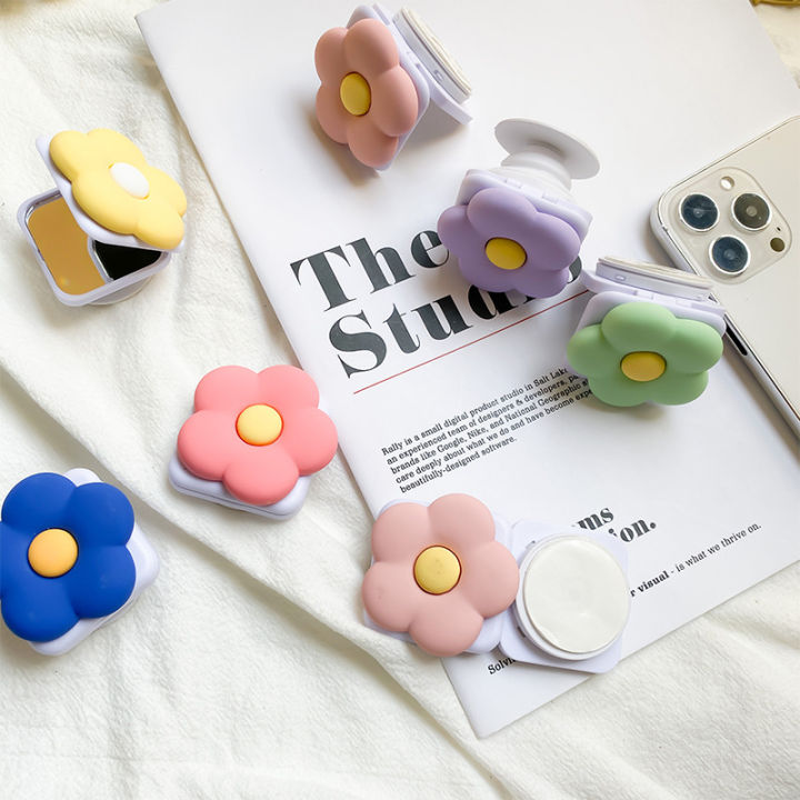 Flower%20Mirror%20Universal%20Phone%20Holder%20Griptok%20Support%20For%20Smartphone%20Grip%20Folding%20Finger%20Stand%20Socket%20-%20Image%204