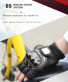 Pro Biker Half Finger Motocross Breathable Non Slip Motorcycle Riding Hand Gloves.