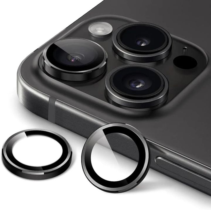 Premium%20Camera%20Lens%20Protector%20for%20apple%20iPhone%2015%20Pro/iPhone%2015%20Pro%20Max,%209H%20Hardness%20Glass%20Anti-Scratch%20Metal%20Ring%20Lens%20Cover,%20Clear%20HD%20Titanium%20Camera%20Accessories%20Natural,Blue,White,Black%20-%20Image%203