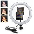 LED Ring Light Photographic 33cm Selfie Ring Lighting Tripod Phone Holder Circle Fill Light Dimmable Lamp for Tik Tok Video Live. 