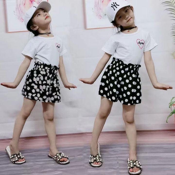MIC%203-14T%20Baju%20Seluar%20Pendek%20Perempuan%20Baby%20Girls%20Short%20Pants%20Korean%20Daisy%20Dress%20Kids%20Budak%20Girl%20Dres%20Shorts%20Pant%20Skirt%20-%20Image%209