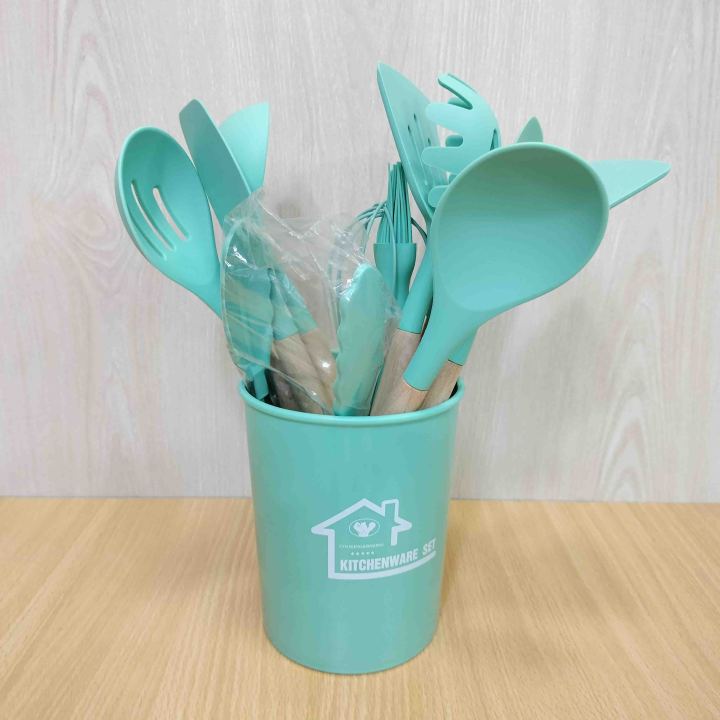12pcs%20Wooden%20Silicone%20Kitchen%20Utensil%20Nonstick%20-%20Image%206