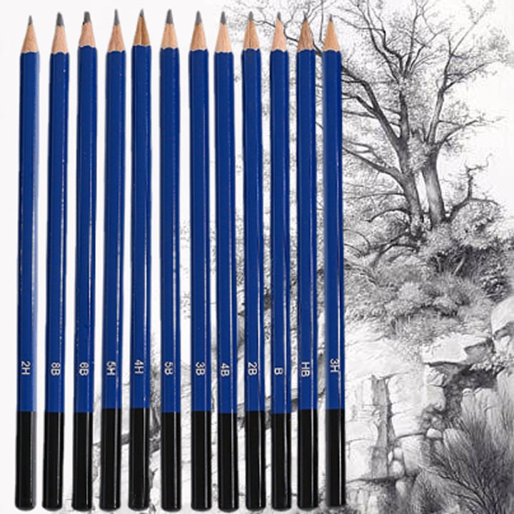 12Pcs%20Professional%20Drawing%20Sketching%20Pencil%20Set%20Sketch%20Art%20Pencils%20Graphite%20Shading%20Pencils%20for%20Beginners%20Pro%20Artists%20Stationery%20-%20Image%203