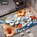 3D Absorbing Floor Mat (Paposh) Water Absorbent Non-Slip Door & Bathroom Mat. 