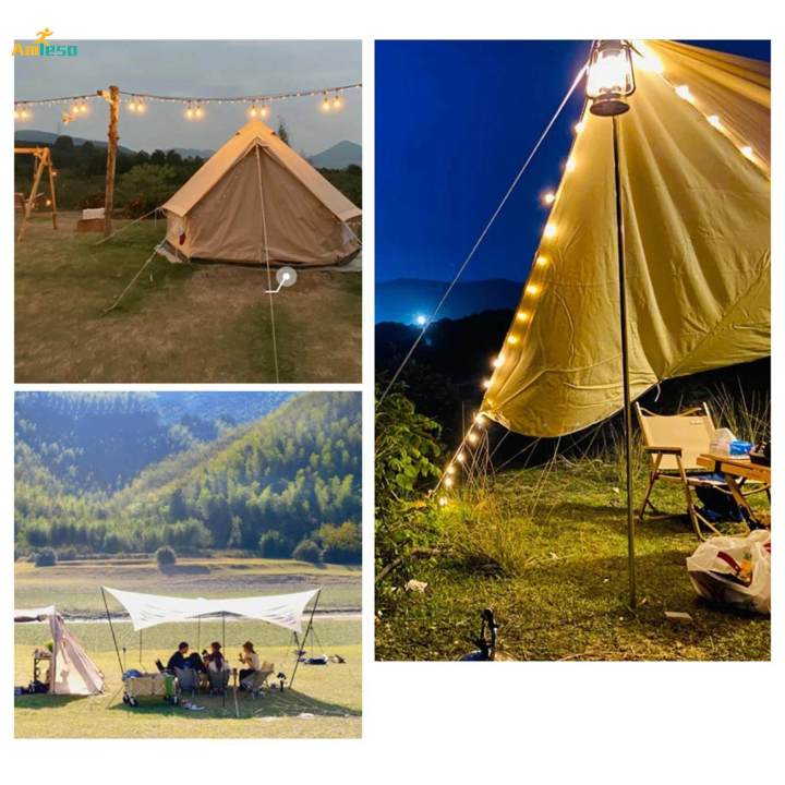 8x%20Tent%20Stakes%20with%20Pull%20Ropes%20Ground%20Stakes%20for%20Backpacking%20Hiking%20Desert%20-%20Image%202
