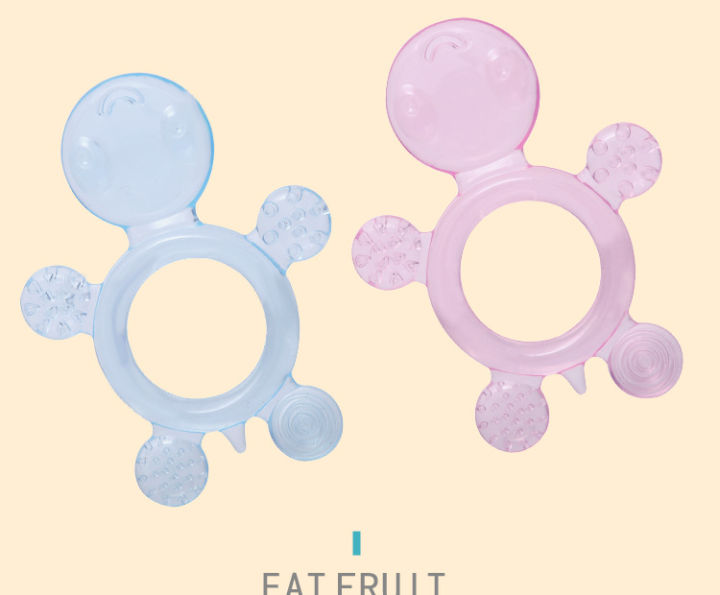 Cartoon series silicone teether baby teething silicone teether turtle octopus animal silicone teething toy -1pcs