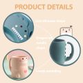 SLAIXIU KIDS Baby Children's Tableware Products Feeding Set Cartoon Plates Kids Dishes Children Training Eating Food Bowl Spoon Fork.