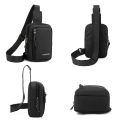 Men Oxford Chest Bags Casual Mini Crossbody Bag Small Men's Shoulder Bag Men Diagonal Small Backpack Messenger Phone Waist Pack. 