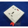 TnG Plus 5 Pin Multi Function Socket with Neon Light Premium Caliber Universal Switch 5Pin. 