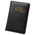 【Wweirdoo】New Pages 60 PU Leather Waterproof World COIN STOCK Album Coin Collection Book Vertical Style Ladies wallet. 