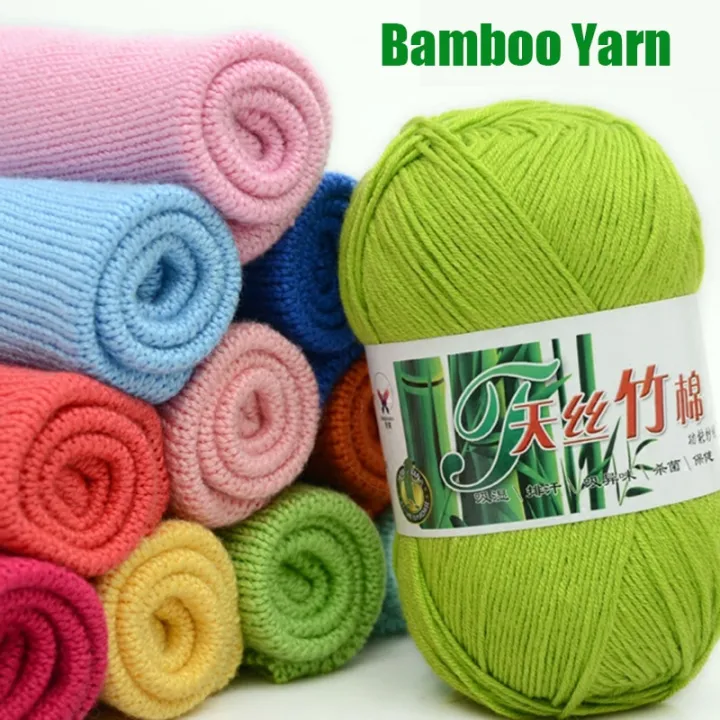 50g%20Bamboo%20Cotton%20Yarn%20Soft%20and%20Smooth%20Natural%20Bamboo%20Cotton%20Hand%20Woven%20Yarn%20Baby%20Cotton%20Crochet%20Knitted%20Fabric%20-%20Image%203